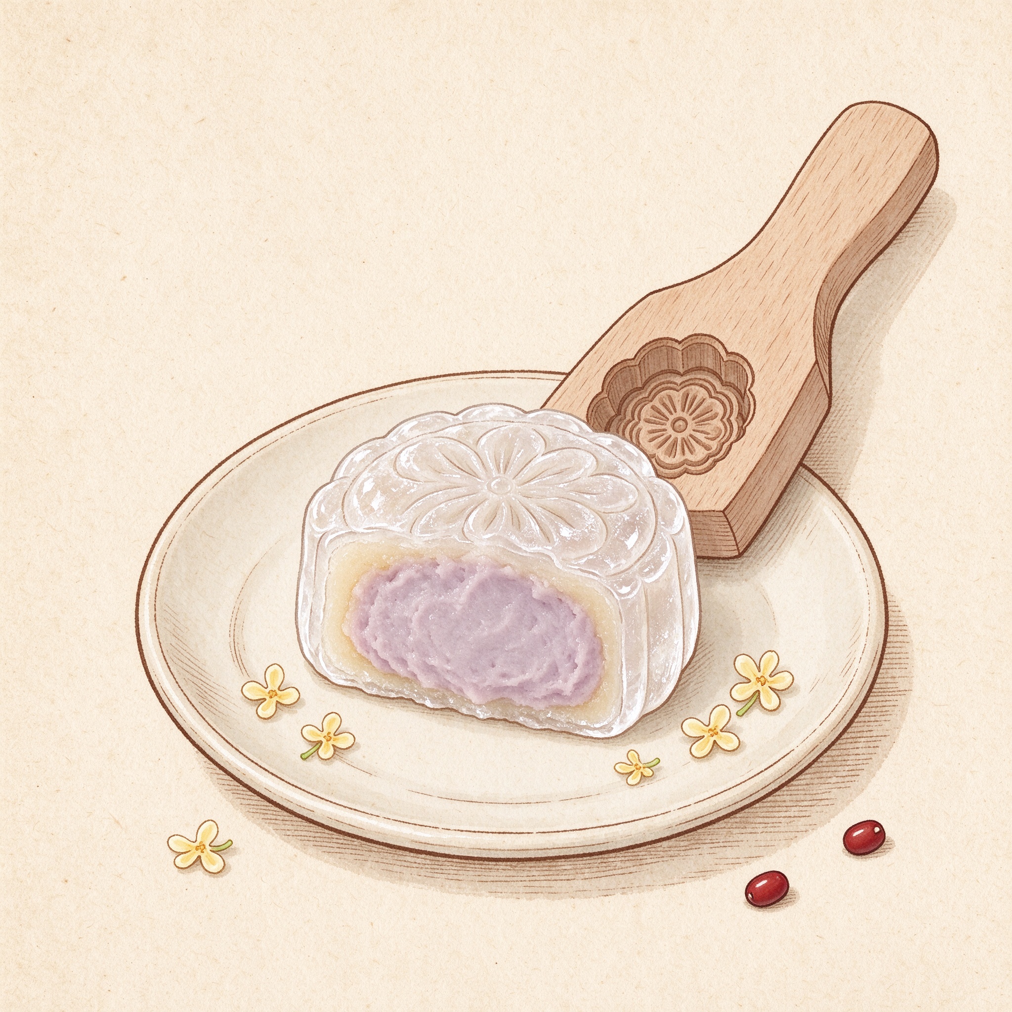 冰皮月餅插圖